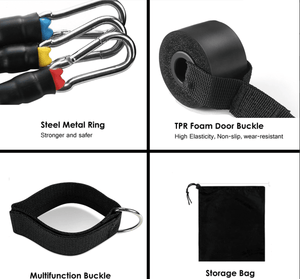 🔥 Premium 11-Piece Resistance Band Set
