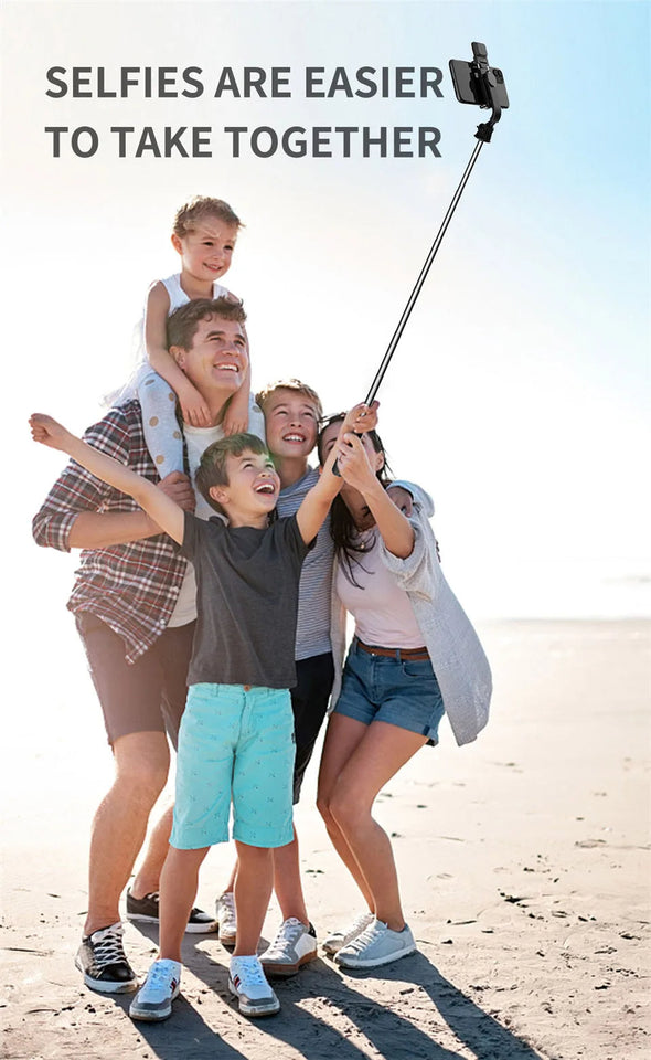 4 in 1 Tripod Selfie Stick With Remote Control