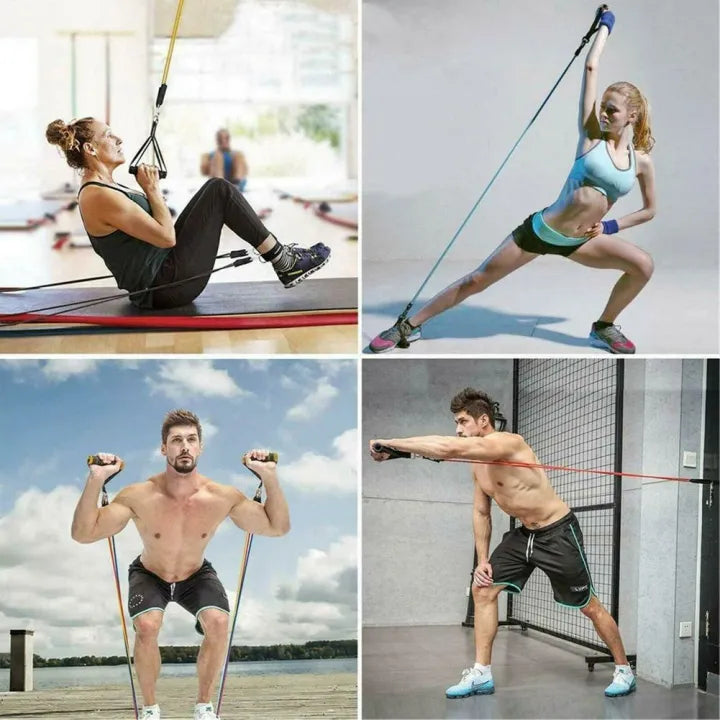 🔥 Premium 11-Piece Resistance Band Set