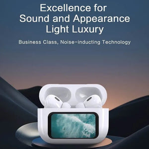 🎧 A9 PRO Earbuds: Smart Display & Noise-Free Sound!
