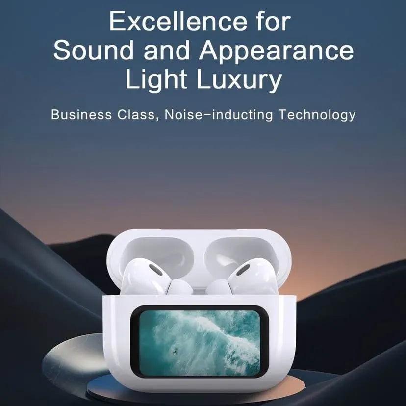 🎧 A9 PRO Earbuds: Smart Display & Noise-Free Sound!