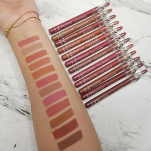 Flormar 12 colors clear lipstick