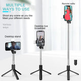 4 in 1 Tripod Selfie Stick With Remote Control