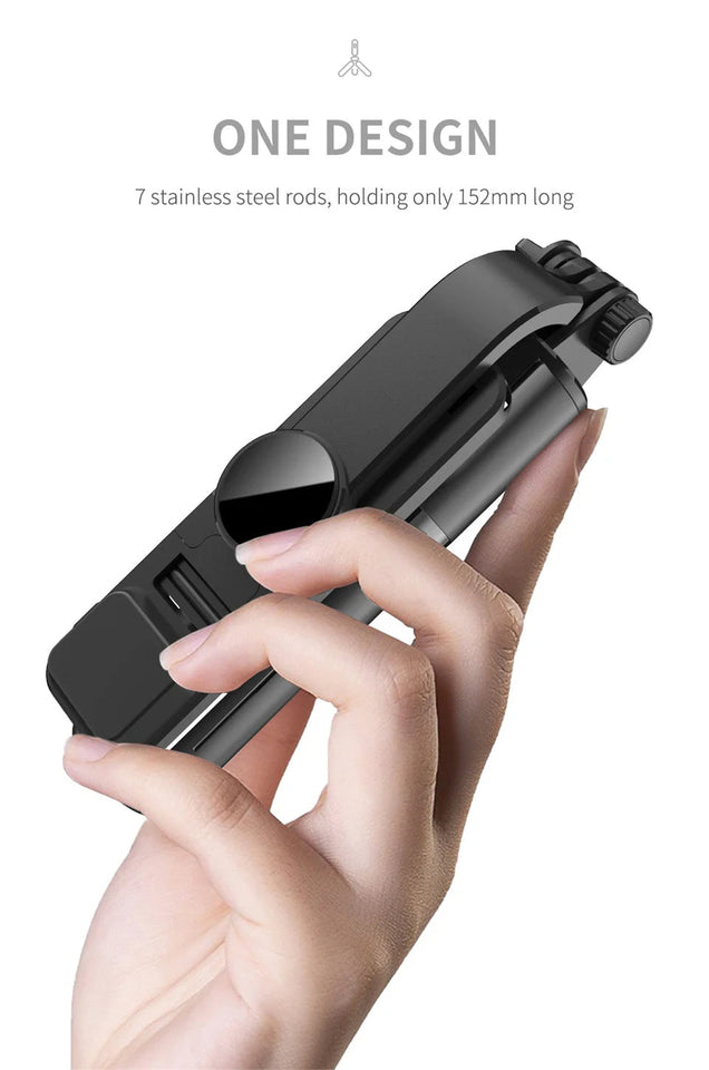 4 in 1 Tripod Selfie Stick With Remote Control