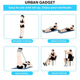 Foot Pedal Resistance Band Tummy Trimmer (random Colors)