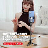 4 in 1 Tripod Selfie Stick With Remote Control