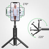 4 in 1 Tripod Selfie Stick With Remote Control