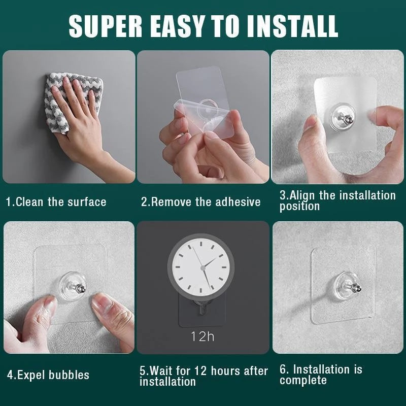 Punch-Free Screw Stickers ( 10 PCS )