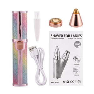 2 in 1 Eyebrow Electric Trimmer