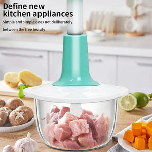 Hand Pushing Chopper Manual Press