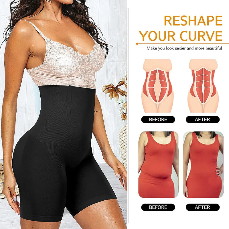 🔥 Premium High-Waist Body Shaper
