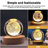Galaxy Crystal Ball Night Lamp 🌌 - Mystical Decor Light 🪐