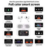 🎧 A9 PRO Earbuds: Smart Display & Noise-Free Sound!