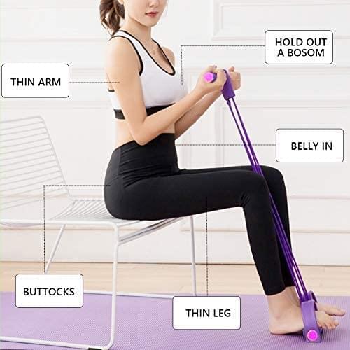 Foot Pedal Resistance Band Tummy Trimmer (random Colors)
