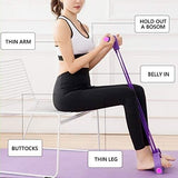 Foot Pedal Resistance Band Tummy Trimmer (random Colors)