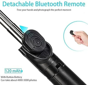 4 in 1 Tripod Selfie Stick With Remote Control