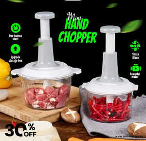 Hand Pushing Chopper Manual Press