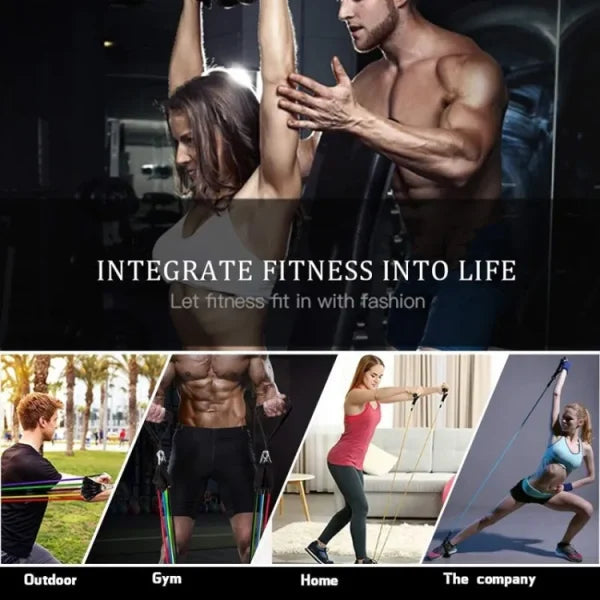 🔥 Premium 11-Piece Resistance Band Set