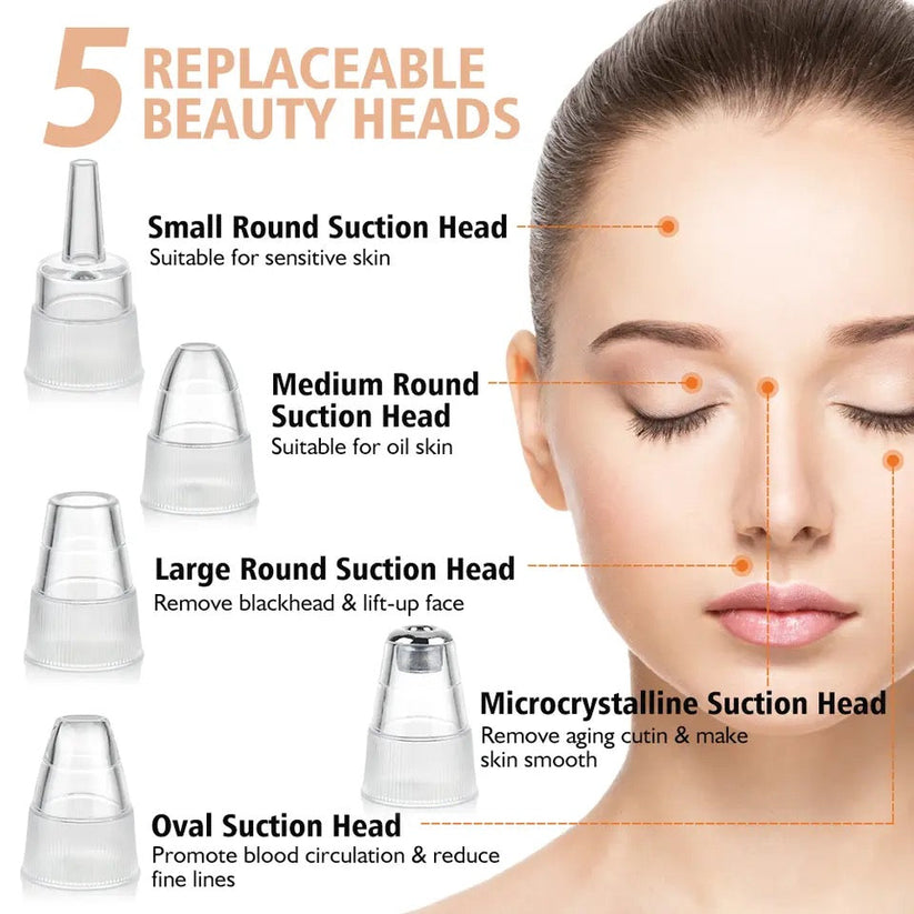 Electric Pore Cleaner & Blackhead Remover – Face Vacuum Suction Tool